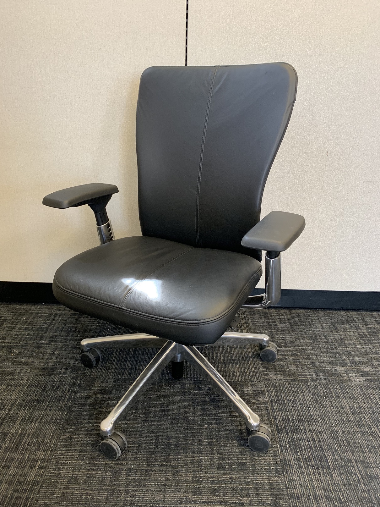 Haworth Zody in Black Leather