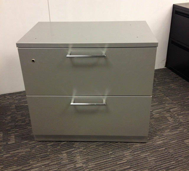 2 Drawer Lateral Filing Cabinet Steelcase Universal Platinum